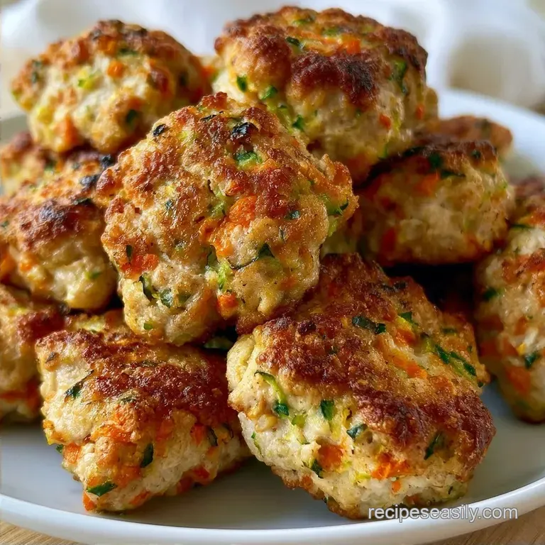 High Protein Turkey & Veggie Lunch Bites: Baked
