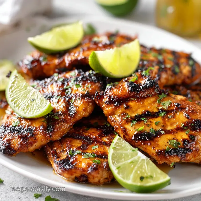 Honey-Lime Grilled Chicken: Sticky and Juicy
