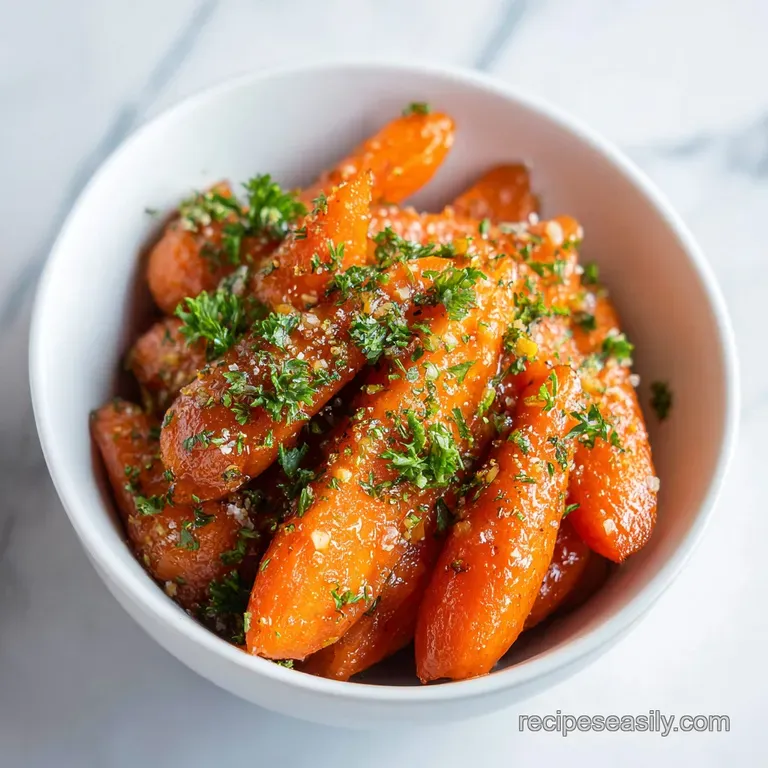 Slow Cooker Maple Brown Sugar Glazed Carrots