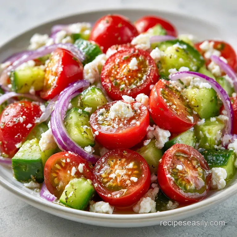 Mom s Cucumber Tomato Salad with Feta