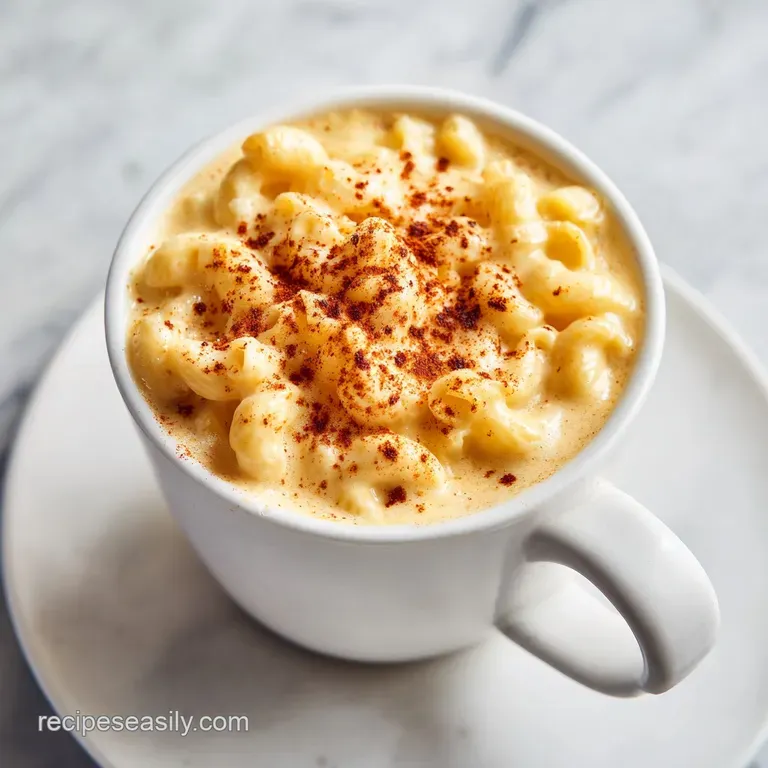 Mug Meal with Mac and Cheese: Creamy and Comforting