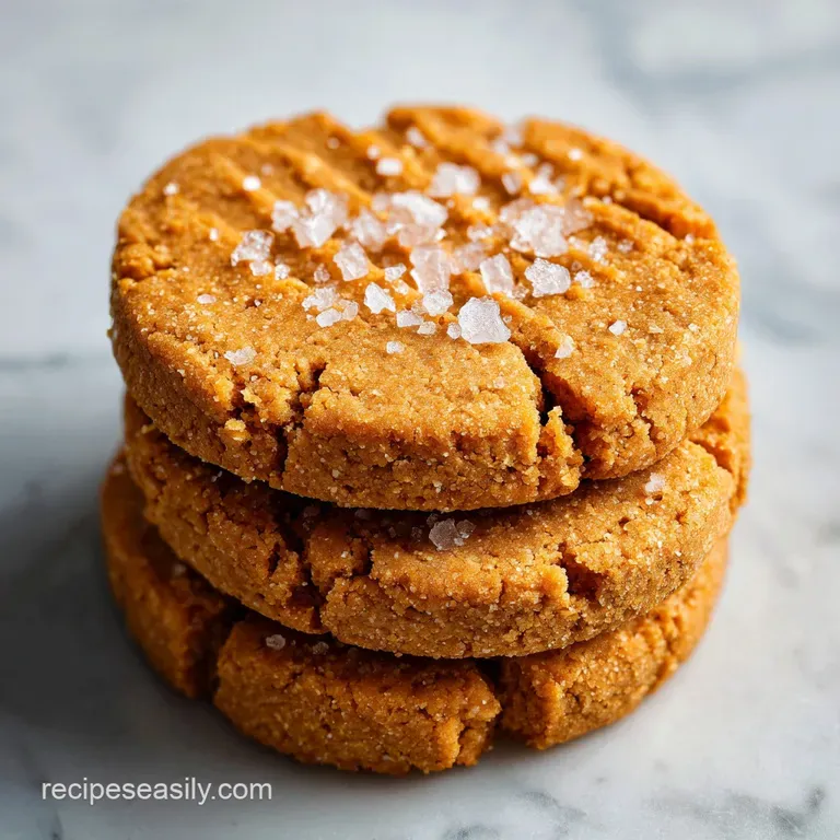 Peanut Butter Honey Shortbread Cookies: Buttery and Sweet