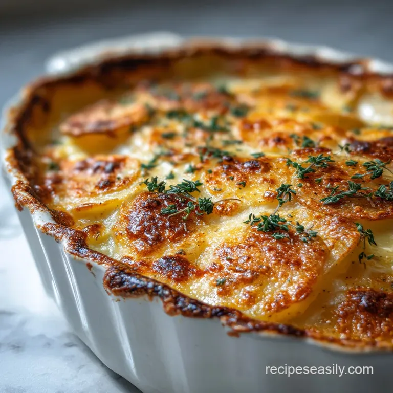 Potatoes Dauphinoise: Velvety and Garlic Infused