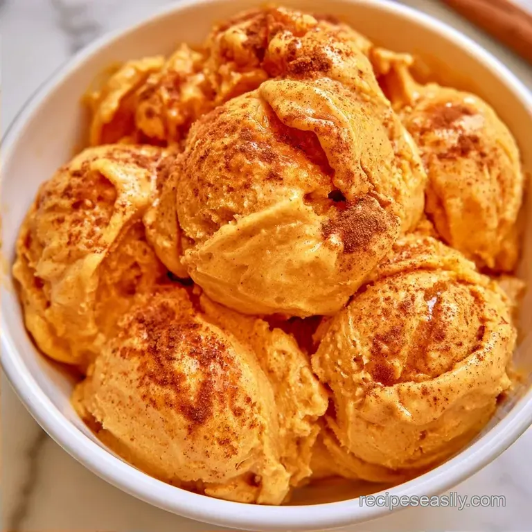Homemade Pumpkin Pie Ice Cream