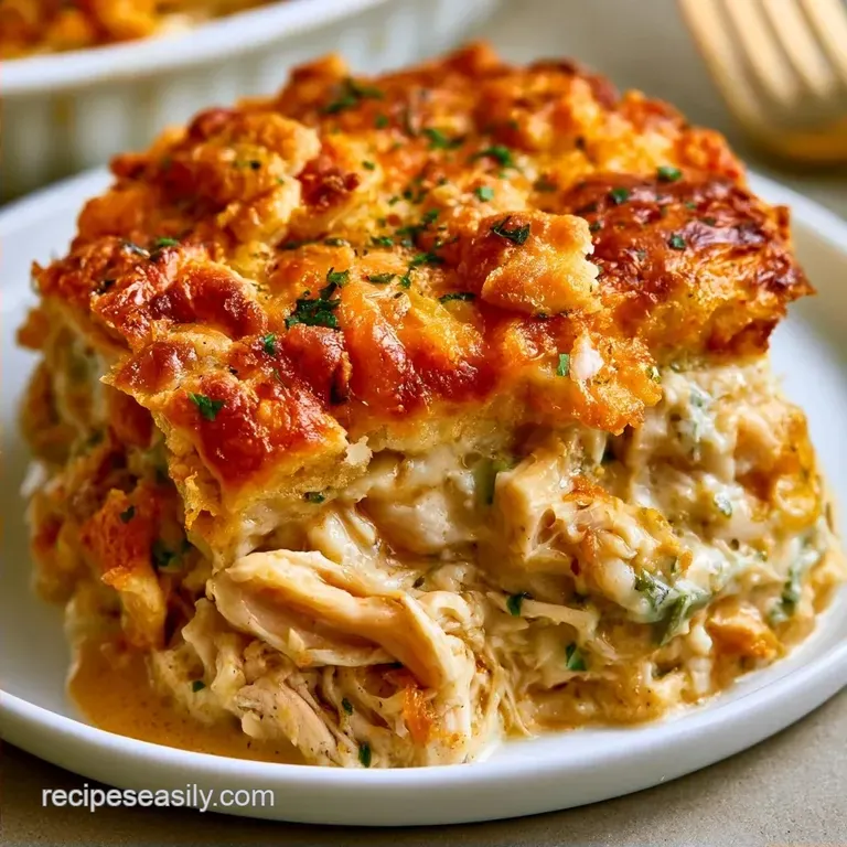 Healthy-Ish Ritz Chicken Casserole: Golden and Creamy