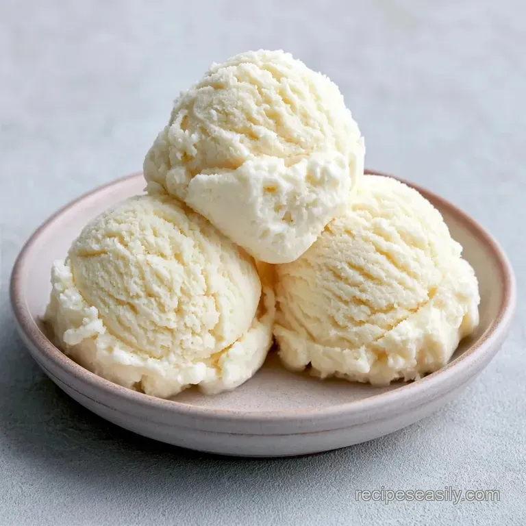 Creamy Simple Vanilla Ice Cream Recipe
