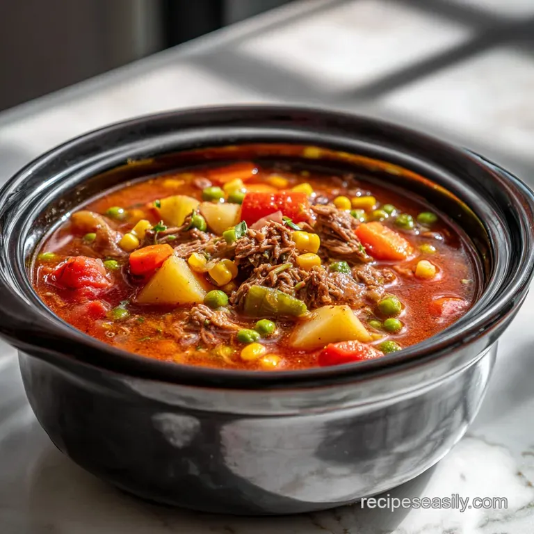 Crock Pot Beef and Vegetable Stew