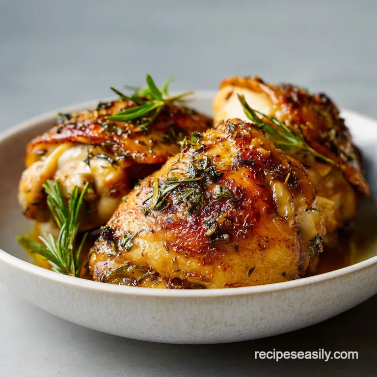 Golden-brown, juicy chicken pieces glistening with sauce, arranged artfully on a plate with vibrant steamed broccoli.