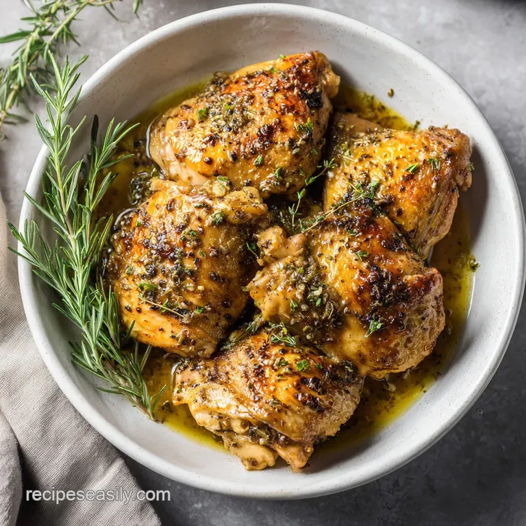 Slow Cooker Chicken Recipe with Garlic