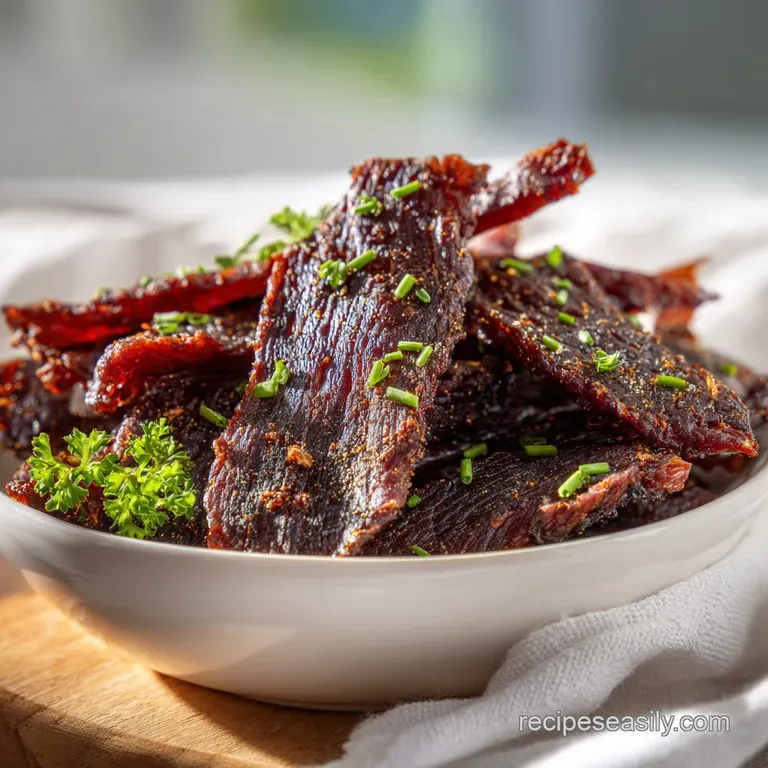 Smoked Beef Jerky: Traditional and Savory