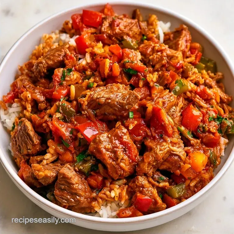 One-Pan Stuffed Pepper Casserole