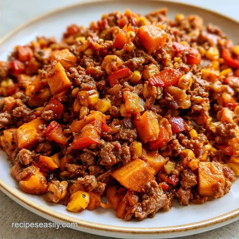 30-Minute Taco Meat with Sweet Potatoes