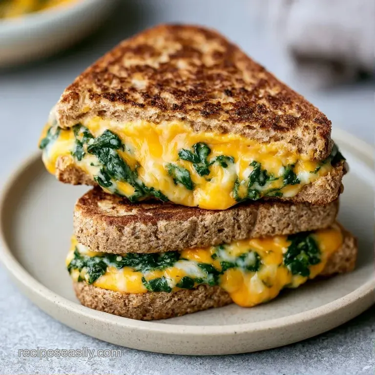 Small buttery toasted cheese squares stacked neatly on a colorful platter beside crisp, bright red apple slices.