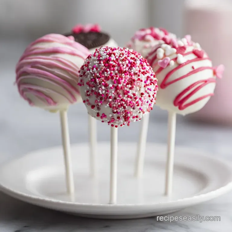 Valentines Day Oreo Pops Recipe: No Bake Sweet