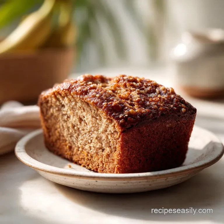 Whole Wheat Cinnamon Crunch Banana Bread